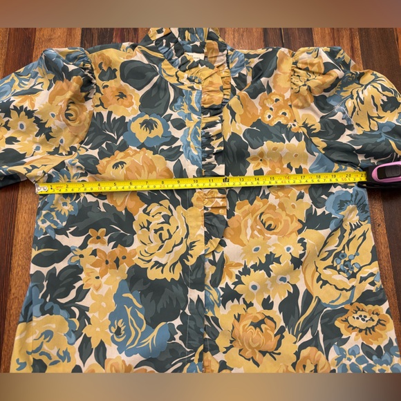 Sezane Coline Shirt in Garden Flowers - Picture 7 of 8